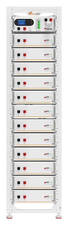 Felicity ESS LUX-Y modules stacked in a rack, front view
