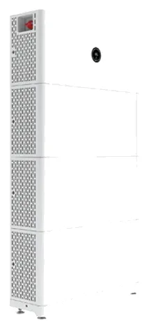 Growatt APX battery stack, angled view