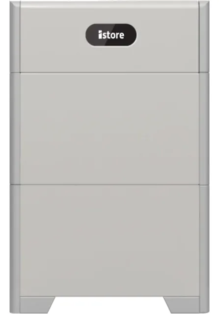 iStore battery stack, front view