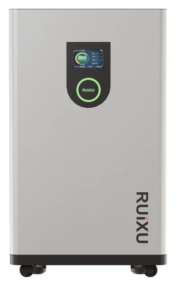 RUiXU Lithi2-16 battery with its front display